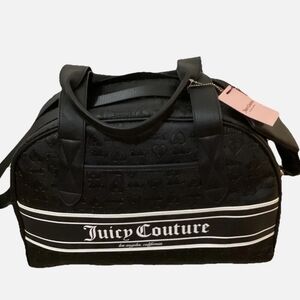 Juicy Couture Black Logo Duffle Bag